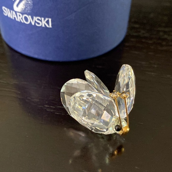 Swarovski Crystal Butterfly Figurine Crystal Tips Gold Antenna - Picture 11 of 12
